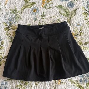 Lands' End Women's Black Tennis Skirt